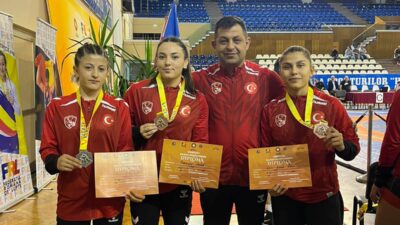  U20 Serbest Güreş Balkan Şampiyonası’nda genç sporcular başarıya doymadı.
