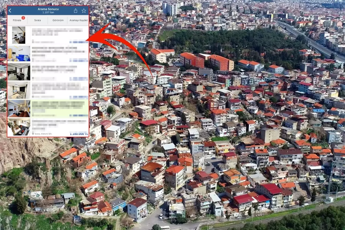 İzmir’in Buca ilçesinde 1+1 dairelerin beklenmedik derecede düşük fiyatlarla satışa