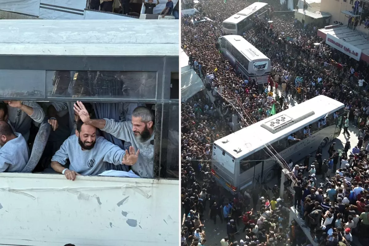Ateşkes ve esir takası kapsamında İsrail tarafından serbest bırakılan Filistinli