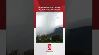 Adana’nın Kozan ilçesinde dün etkili olan sağanak yağış ve fırtına,