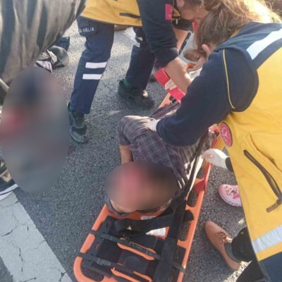 Afyonkarahisar’da aniden önüne çıkan sokak köpeğine çarpmamak için manevra yapan