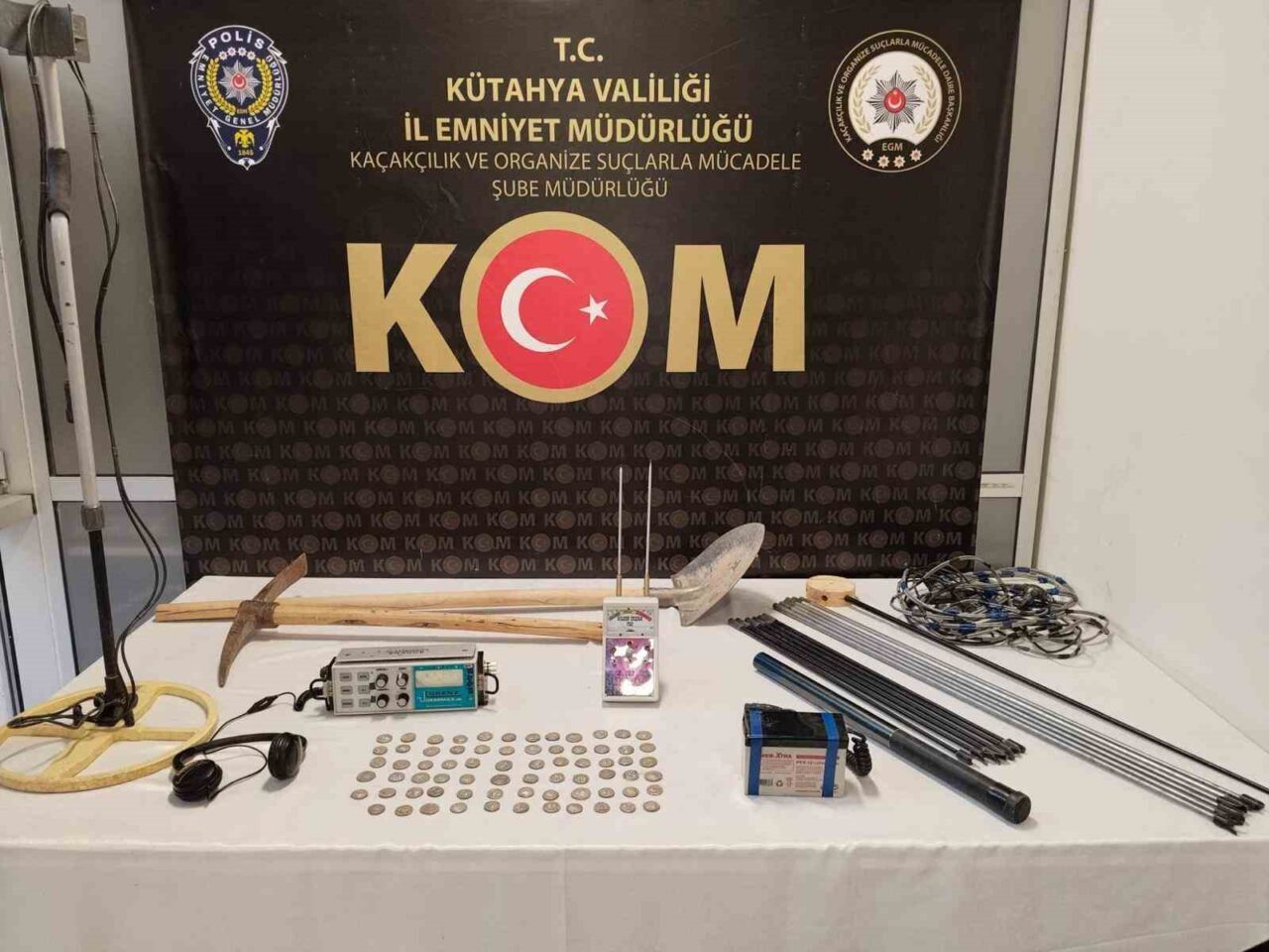 Kütahya İl Emniyet Müdürlüğü Kaçakçılık ve Organize Suçlarla Mücadele Şube