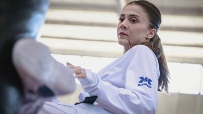 Milli tekvandocu Merve Dinçel Kavurat, Çin’de düzenlenen Dünya Tekvando Şampiyonası’nda