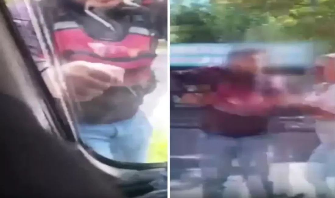 Kayseri Talas’ta motokurye, kız arkadaşının darp edildiğini öğrenince öfkeyle harekete