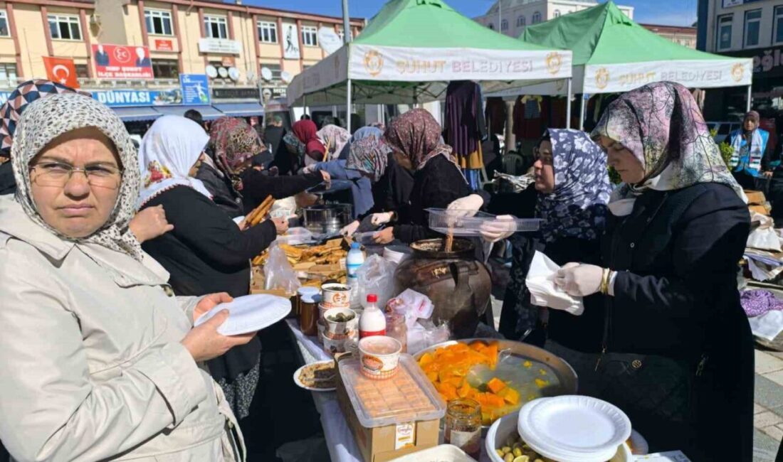 Gazze için Şuhut’ta hayır çarşısı kuruldu Afyonkarahisar Şuhut İlçe Müftülüğü öncülüğünde, Gazze'deki ihtiyaç sahiplerine destek olmak