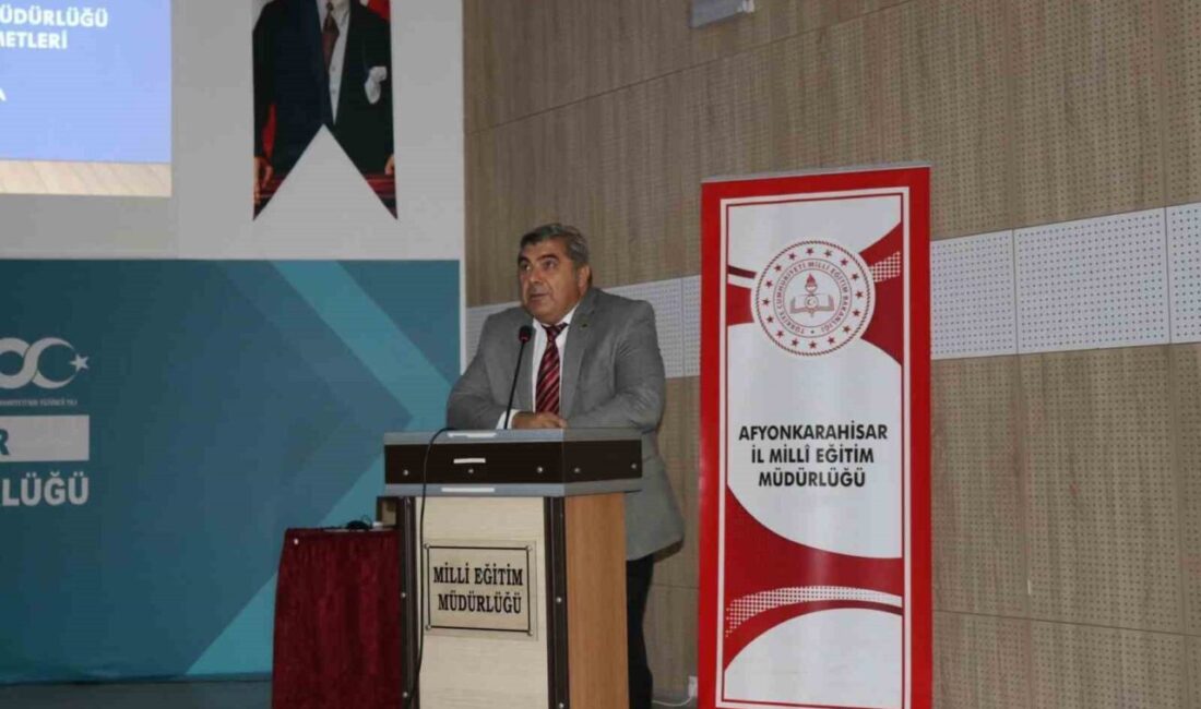 Afyonkarahisar İl Milli Eğitim Müdürü Miraç Sünnetci, eğitimcilerin amaçlarının çocukları
