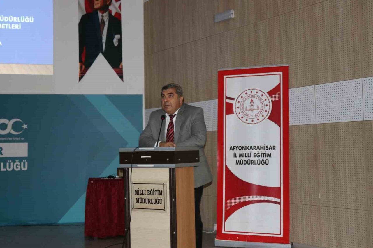 Afyonkarahisar İl Milli Eğitim Müdürü Miraç Sünnetci, eğitimcilerin amaçlarının çocukları