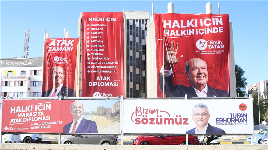 Kuzey Kıbrıs Türk Cumhuriyeti’nde (KKTC) halk, cumhurbaşkanlığı seçimi için saat
