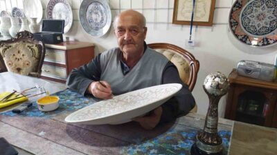 Kütahya çini sanatının duayeni, 2020'de UNESCO Yaşayan İnsan Hazinesi unvanı