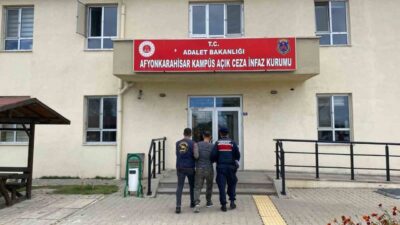 Afyonkarahisar’da 47 yıl 11 ay 25 gün hapis cezasıyla aranan