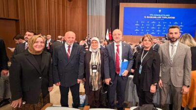 Ankara’da bir dizi temaslarda bulunan ve Daraltılmış İl Başkanları Toplantısı’na