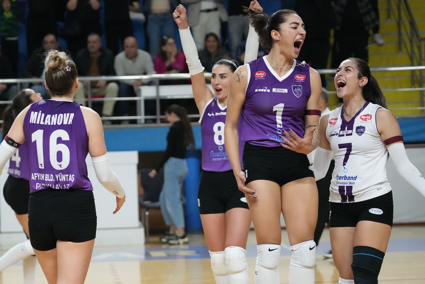 TVF Arabica Coffee House Kadınlar Voleybol 1. Ligi’nde mücadele eden