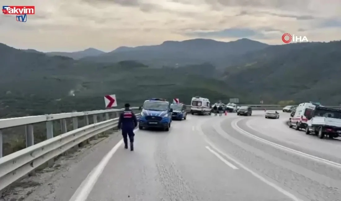 Bursa’da bir tırın direksiyon hakimiyetini kaybetmesi sonucu uçuruma yuvarlanması sonucu