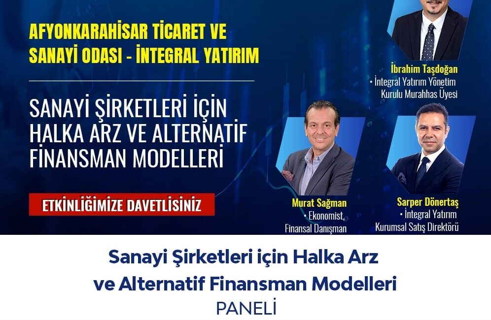 Afyonkarahisar Ticaret ve Sanayi Odası (ATSO) ile İntegral Yatırım iş
