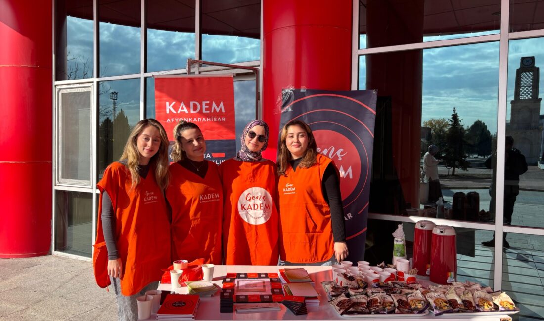 Afyon Genç KADEM, vize haftasında öğrencilere moral ve motivasyon sağlamak