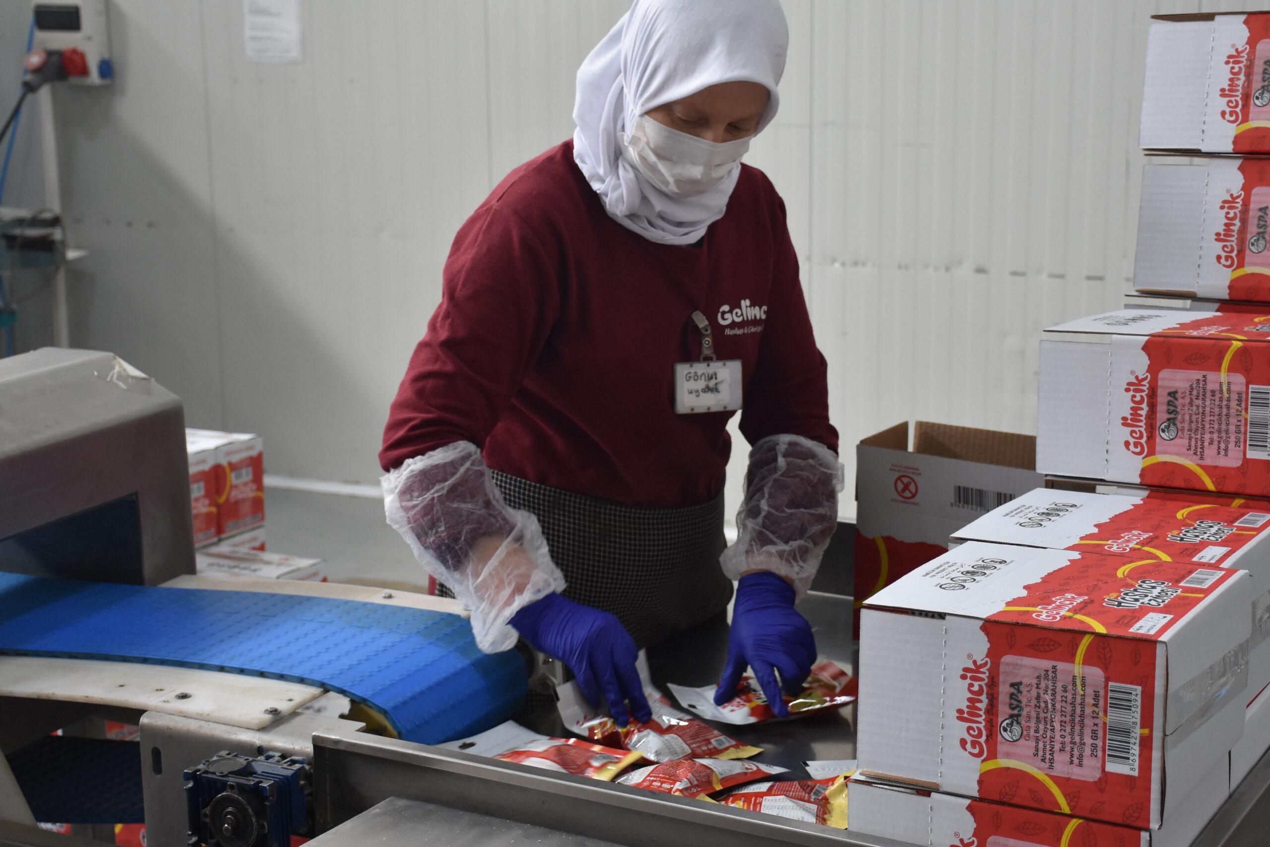 Afyonkarahisar'da Tarım ve Kırsal Kalkınmayı Destekleme Kurumunun (TKDK) desteğiyle üretim