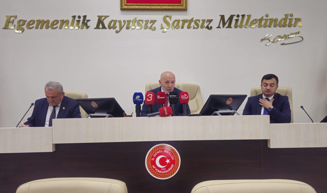 Afyonkarahisar İl Genel Meclisi Kasım ayı toplantılarının 19. oturumu, Başkan