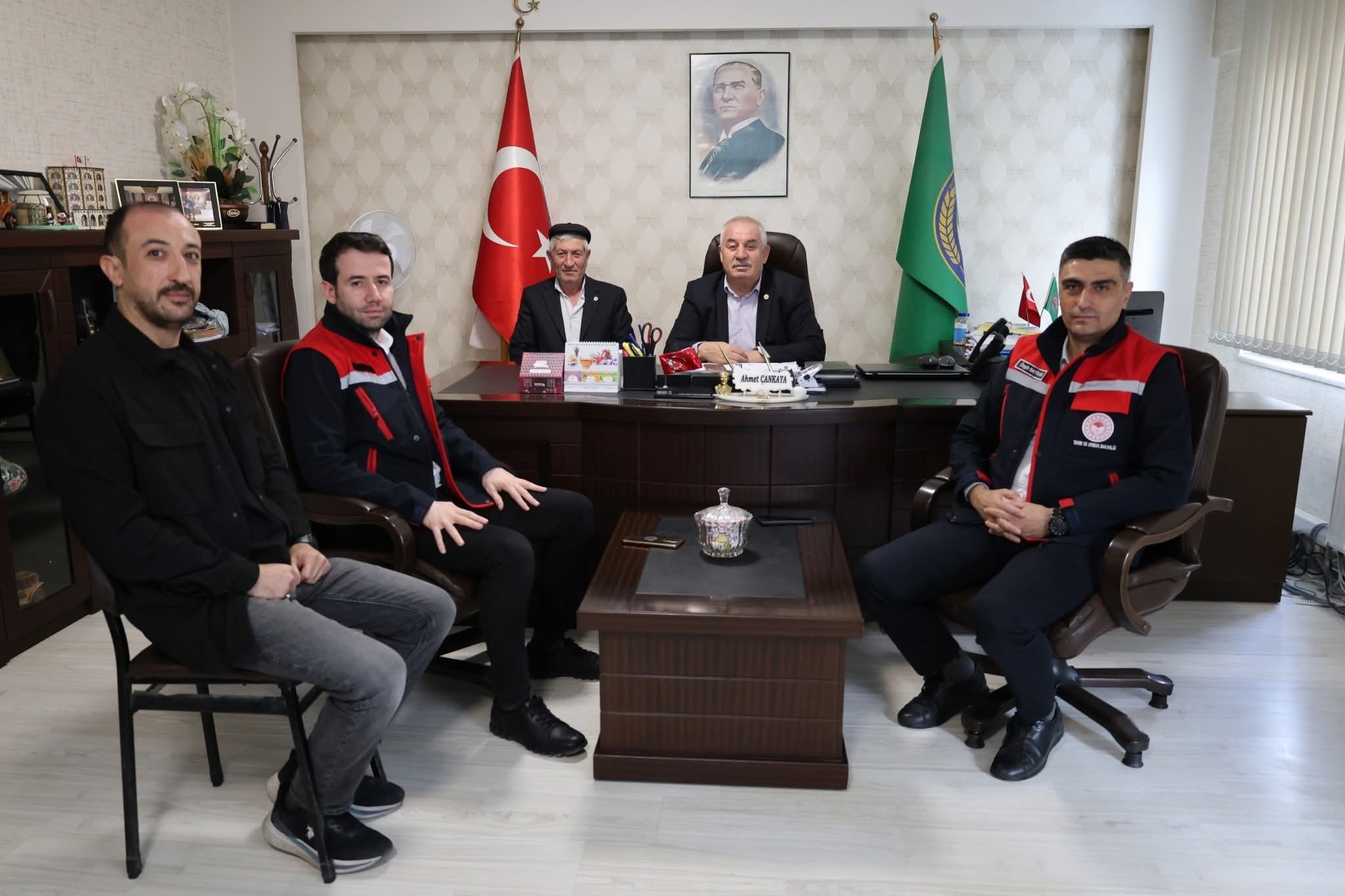 Afyonkarahisar'da Çiftçi Kayıt Sistemi (ÇKS) kayıtlarının eksiksiz ve sorunsuz devam