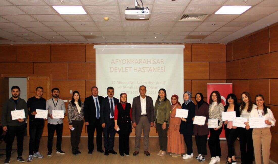 Afyonkarahisar Devlet Hastanesi tarafından 12. kez açılmış olan Acil Bakım