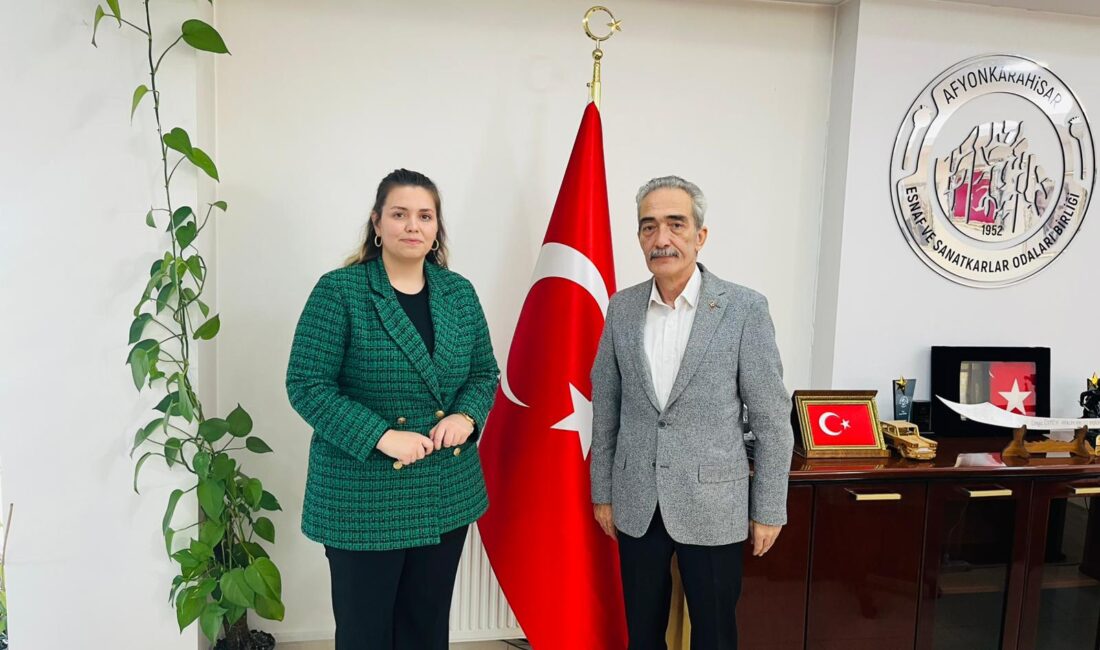 Kanal 3 Bölge Koordinatörü Berna Türksoy, Afyonkarahisar Esnaf ve Sanatkârlar