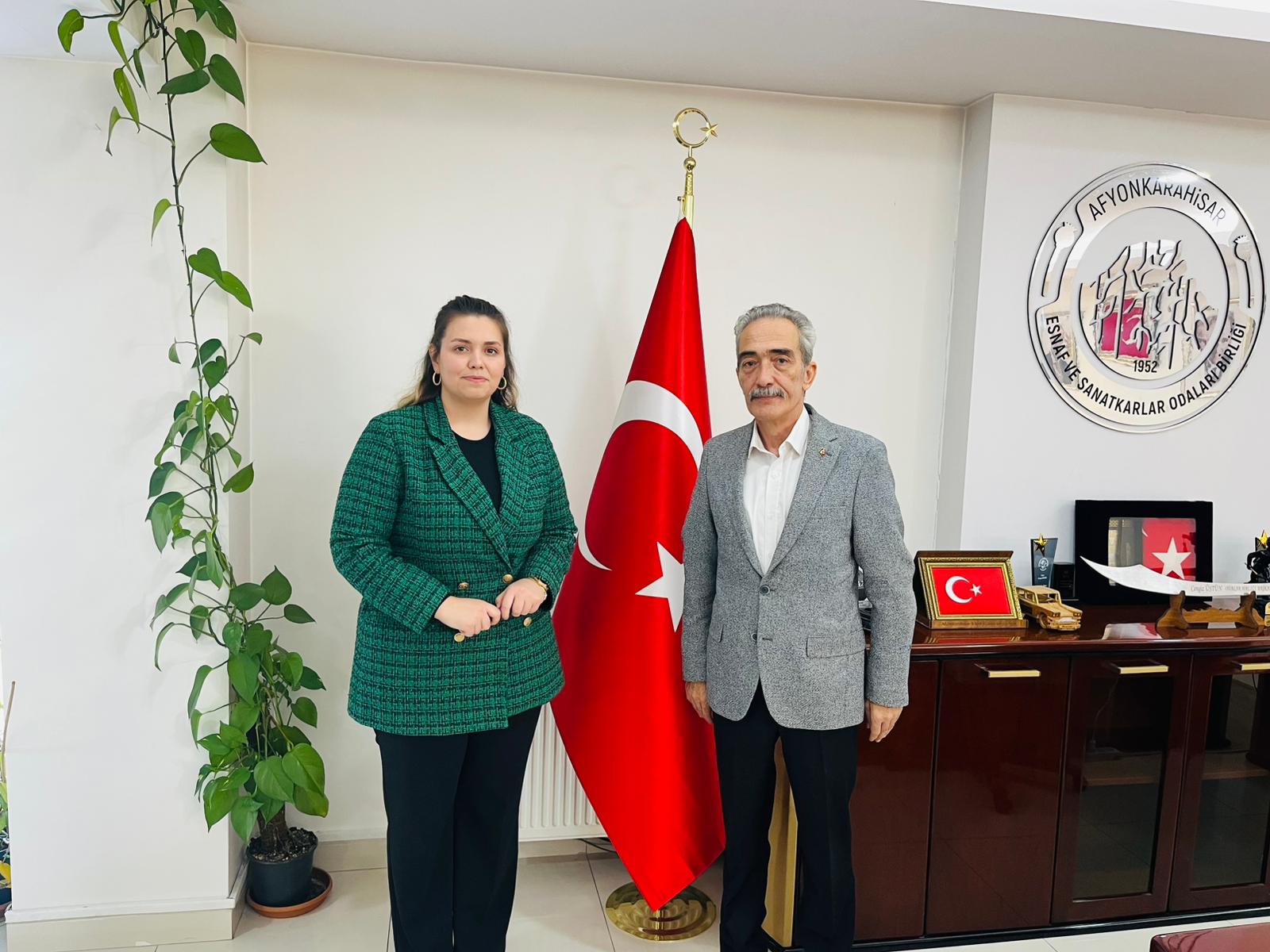 Kanal 3 Bölge Koordinatörü Berna Türksoy, Afyonkarahisar Esnaf ve Sanatkârlar