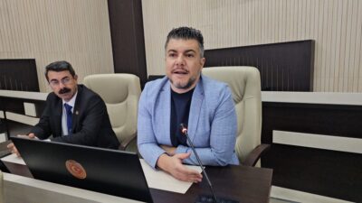 Afyonkarahisar İl Genel Meclisi’nin Kasım ayı toplantılarının 12. oturumunda konuşan