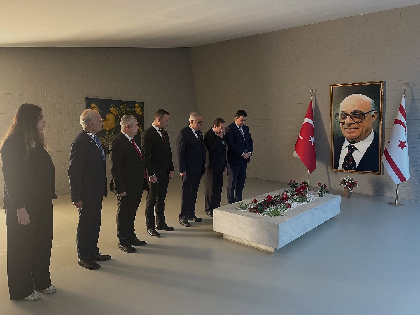 Demokrat Parti Genel Başkanı Gültekin Uysal, Cumhuriyet Bayramı vesilesiyle bulunduğu