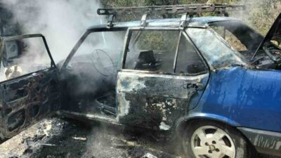 Kırşehir’de sabah saatlerinde Ankara-Kayseri karayolunda hareket halindeki bir otomobil, motor