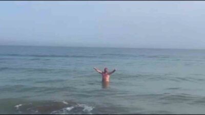 Samsun’un Atakum ilçesinde mevsim normallerinin üzerinde seyreden sıcak hava vatandaşları