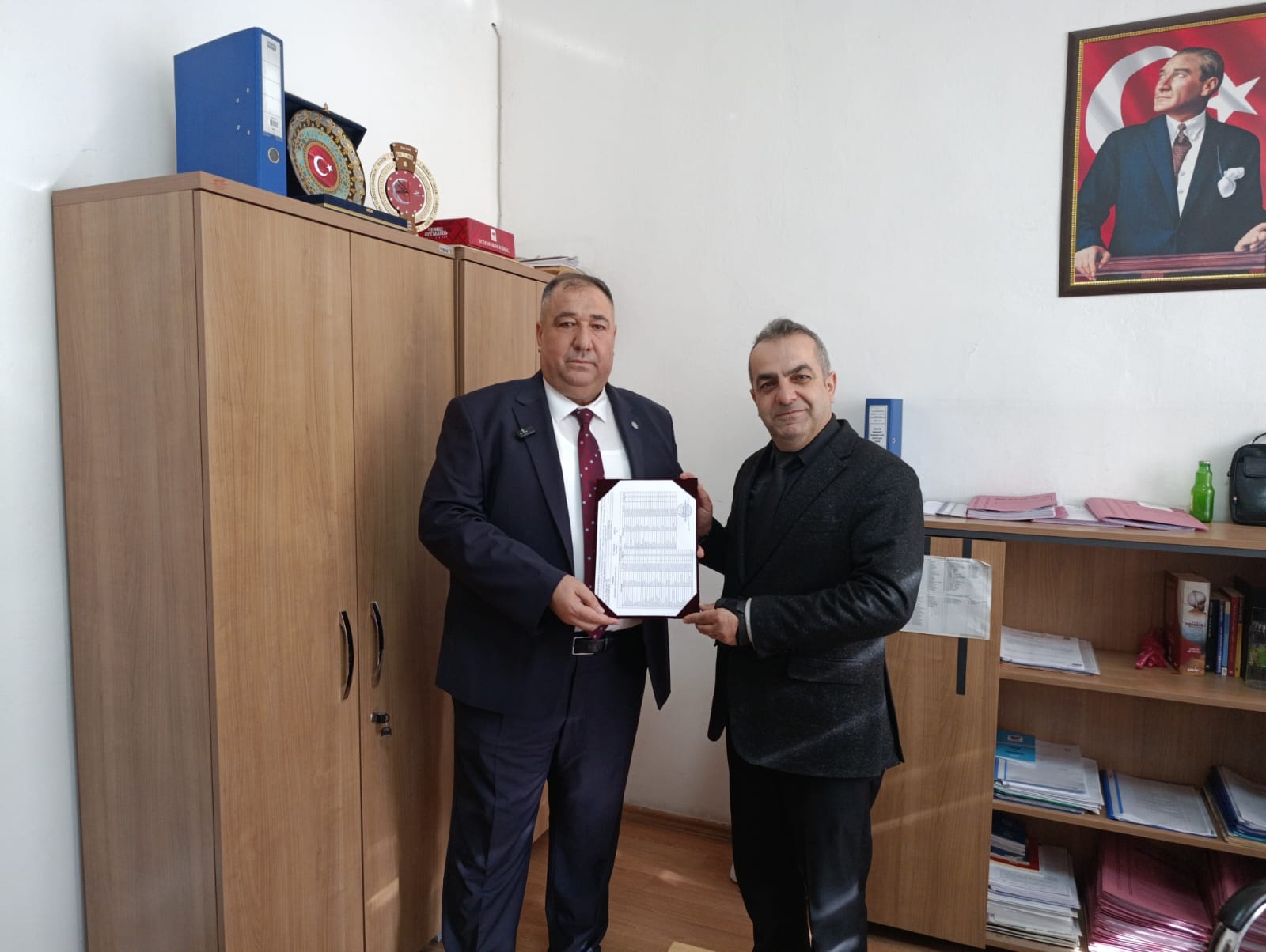 İYİ Parti Afyonkarahisar İl Başkanı Muhammet Mısırlıoğlu ve il yönetimi,