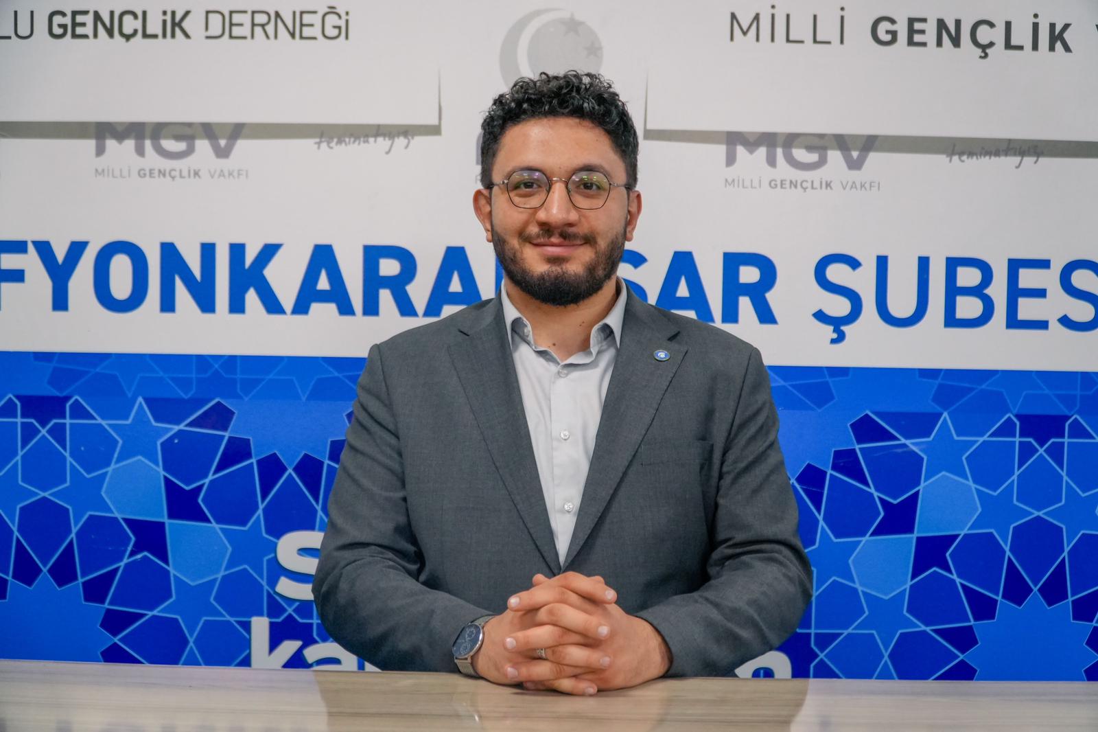 Anadolu Gençlik Derneği (AGD) Afyonkarahisar Şube Başkanı Av. Mevlüt Yeşil,