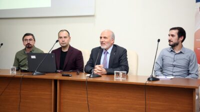 Rıza Çerçel Kültür ve Sanat Merkezi Konferans Salonunda gerçekleştirilen söyleşiye;