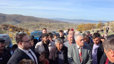 Afyonkarahisar’ın Taşoluk beldesinde maden şirketinin faaliyetlerine karşı süren çevre nöbetine