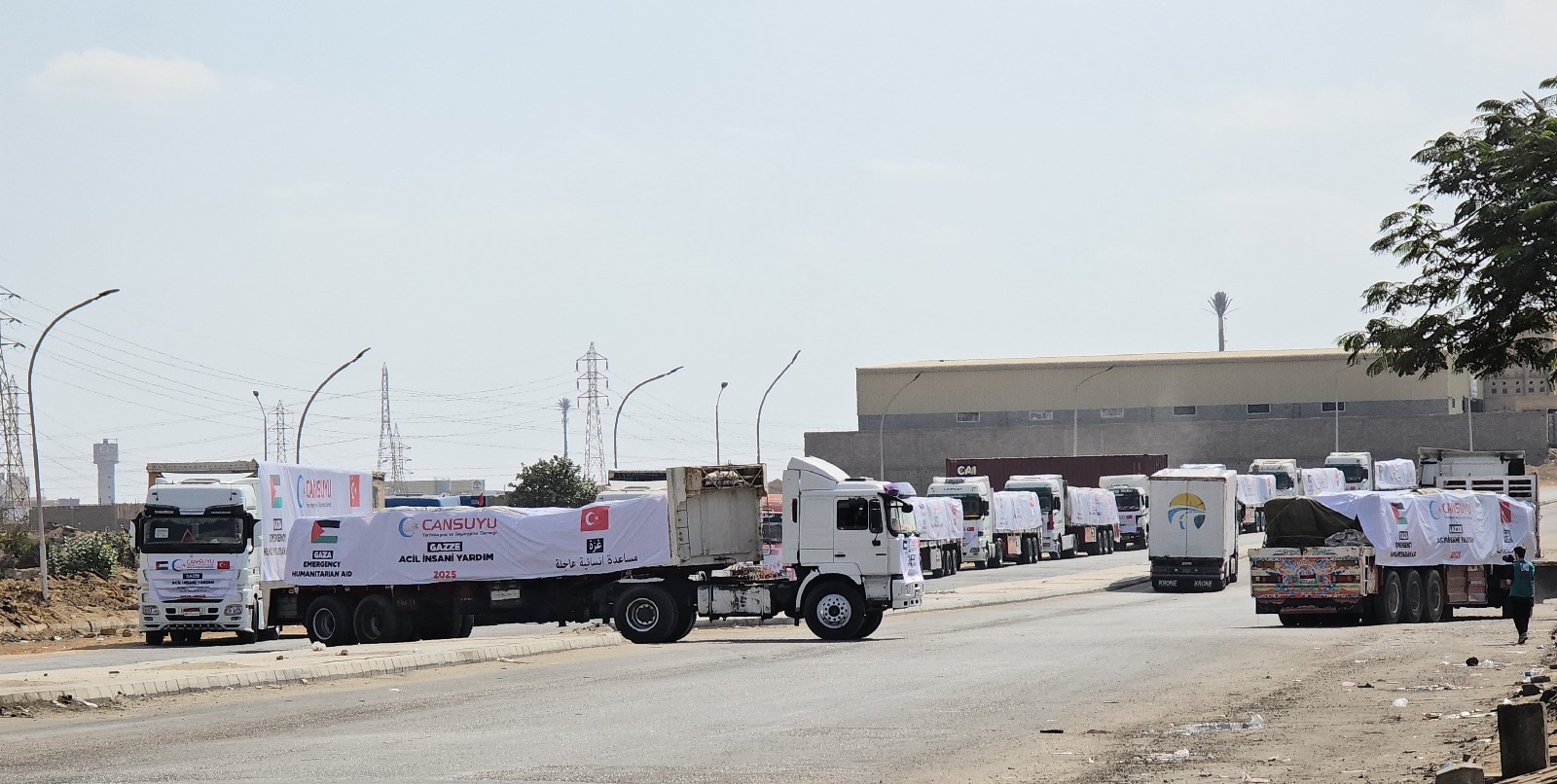Cansuyu’nun Mısır’da yaptığı çalışmalar neticesinde 300 ton un, 100 ton