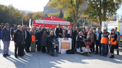 Afyonkarahisar Valiliği himayelerinde yürütülen ve engelli bireylerin afetlere karşı hazırlık