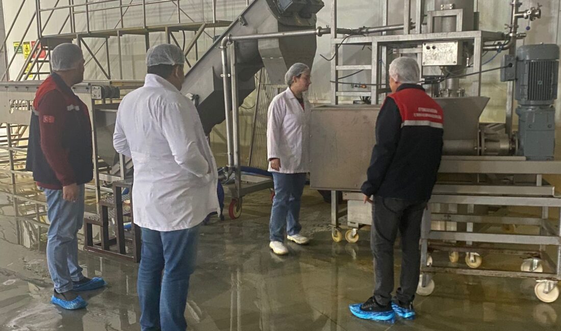 Afyonkarahisar’da hayvansal yem üreten bir işletmeye yönelik denetim yapıldı.