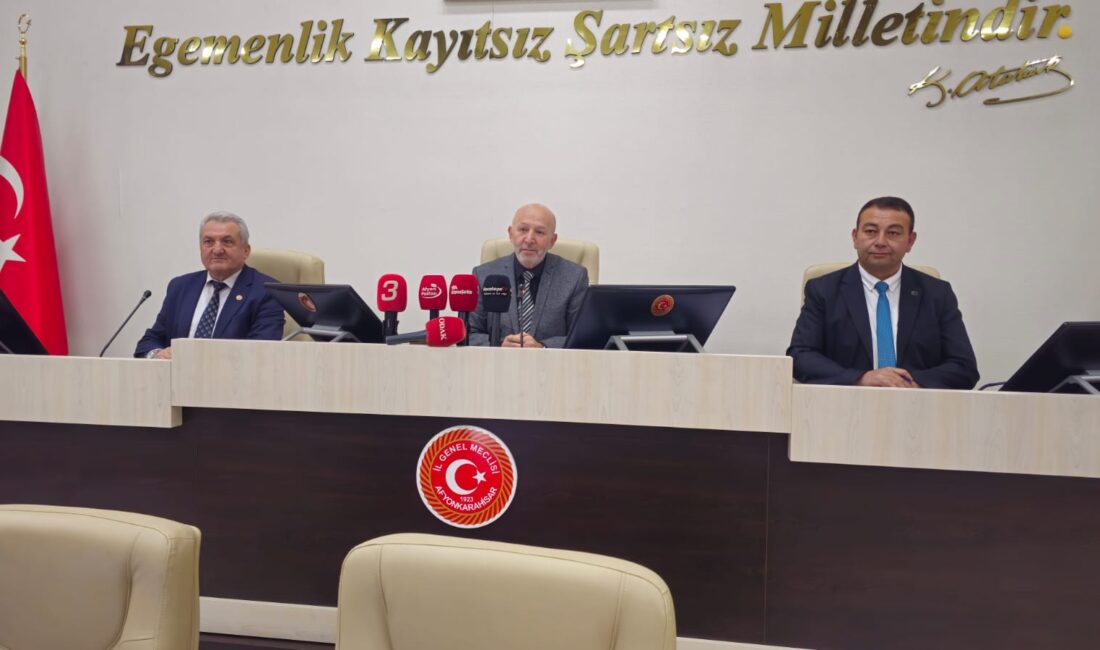Afyonkarahisar İl Genel Meclisi kasım ayı toplantılarının 20. ve son