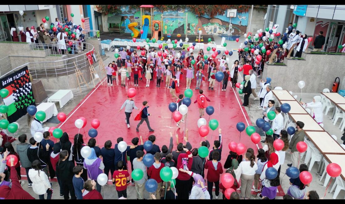 Afyonkarahisar Nar Tanesi Koleji, Gazze’de yaşanan insani drama duyarsız kalmayarak