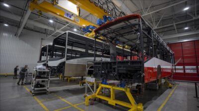 Türkiye'nin yılın 10 ayında gerçekleştirdiği otobüs, minibüs ve midibüs ihracatı