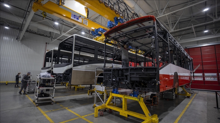 Türkiye'nin yılın 10 ayında gerçekleştirdiği otobüs, minibüs ve midibüs ihracatı