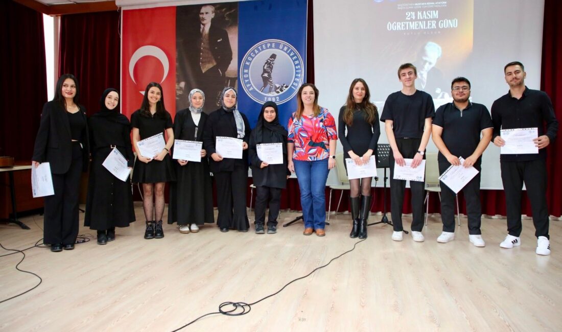 Afyon Kocatepe Üniversitesi (AKÜ) Eğitim Fakültesinde “24 Kasım Öğretmenler Günü