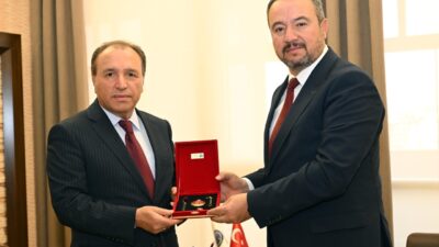 Sandıklı Belediye Başkanı Adnan Öztaş, Afyon Kocatepe Üniversitesi Rektörü Prof.