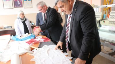 İl Milli Eğitim Müdürü Miraç Sünnetci, Zübeyde Hanım Kız Mesleki