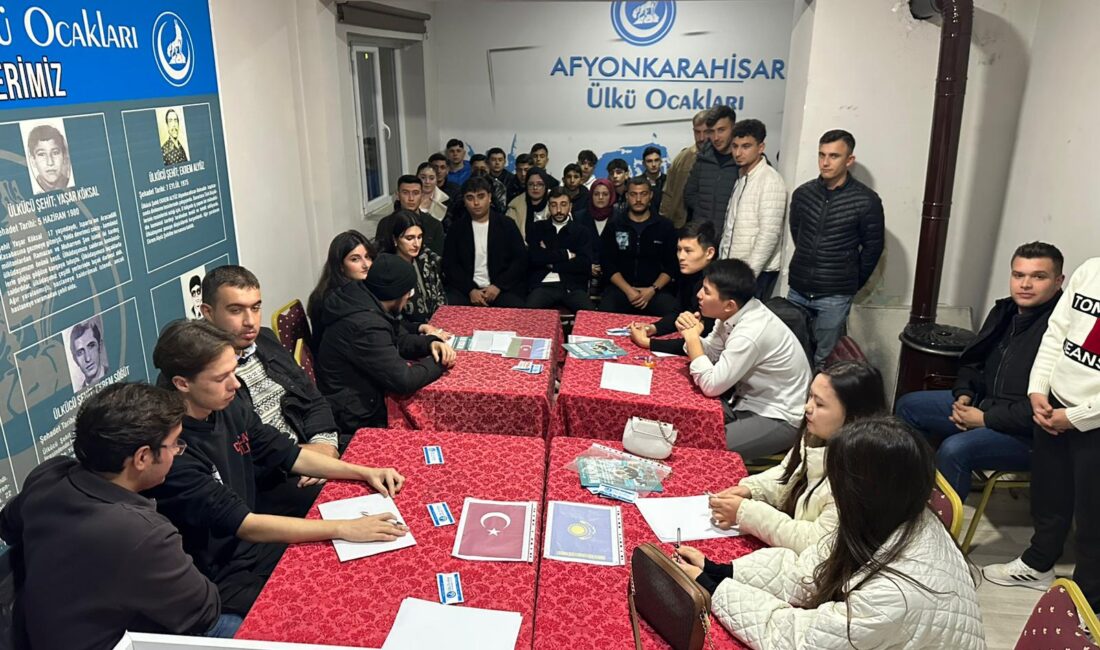 Afyonkarahisar Ülkü Ocakları, Türk Dünyası ve Türk Tarihi konuları çerçevesinde