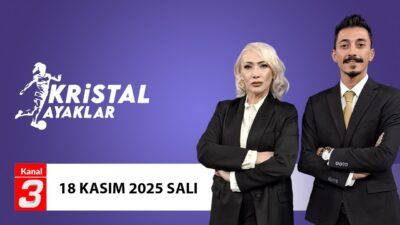 Kanal 3Sal, Kasım 18, 2025 9:29pmURL:Embed:📶https://kanal3.com.tr/ Sosyal Medya Hesaplarımızı Takip