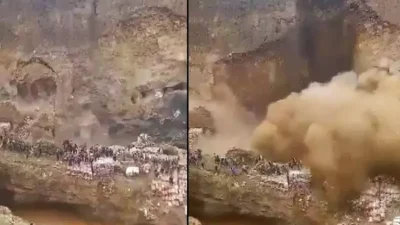 Kongo Demokratik Cumhuriyeti’nin Lualaba eyaletine bağlı Kolwezi kentindeki Kawama maden