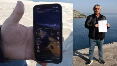 Trabzon’da TIR şoförü Salim Kalfa, evinin balkonundan çektiği videoya Kazım