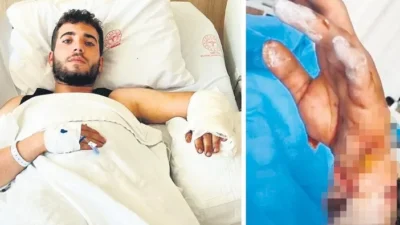 Ankara Etimesgut sanayisinde çalışan MS hastası Mehmet Serkan Akirmak (19),