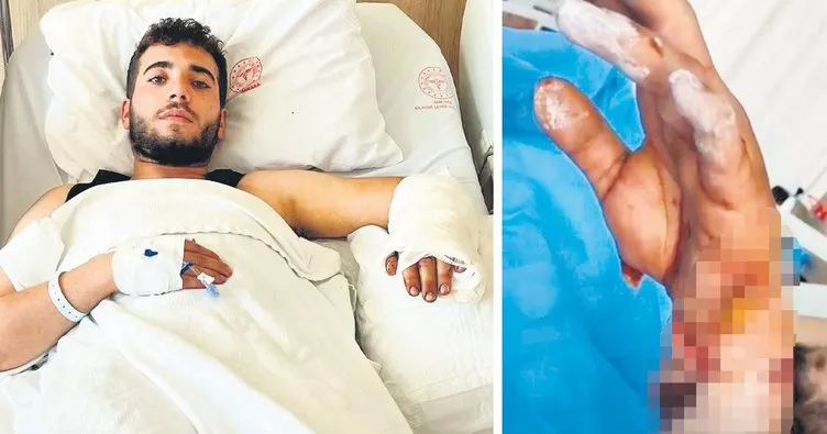 Ankara Etimesgut sanayisinde çalışan MS hastası Mehmet Serkan Akirmak (19),