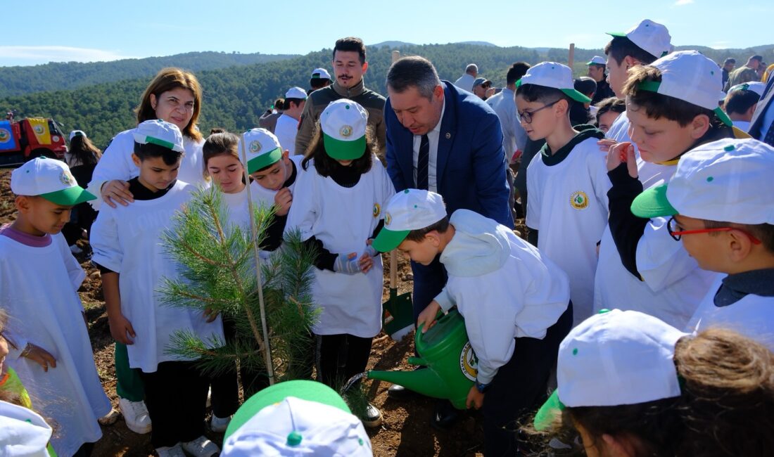 11 Kasım Millî Ağaçlandırma Günü kapsamında Afyonkarahisar genelinde binlerce fidan